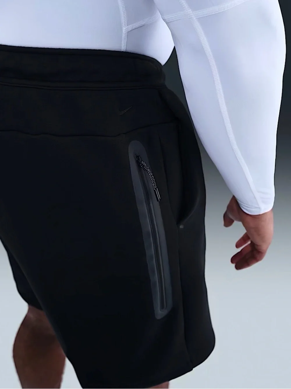 Nike Tech Fleece Black Shorts IM0693-010 Men's Size XS NWT